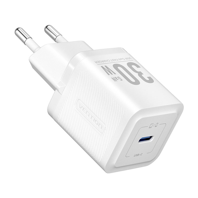 Vention FEZB0-EU USB-C GaN network charger (30W) (white) - Image 2