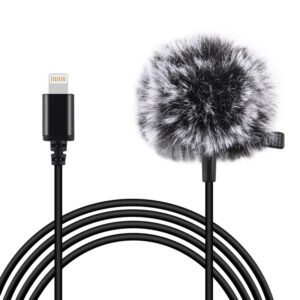 Jack Puluz tie microphone with clip PU426 1.5m 3.5mm Lightning