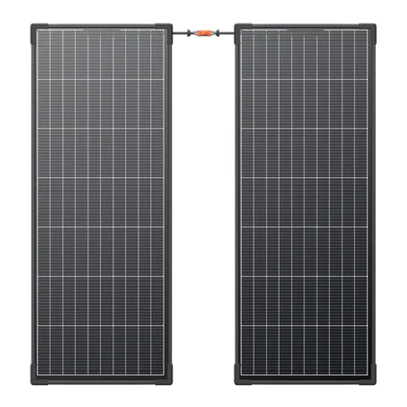 Set of 2x EcoFlow 130W photovoltaic panel (rigid construction)