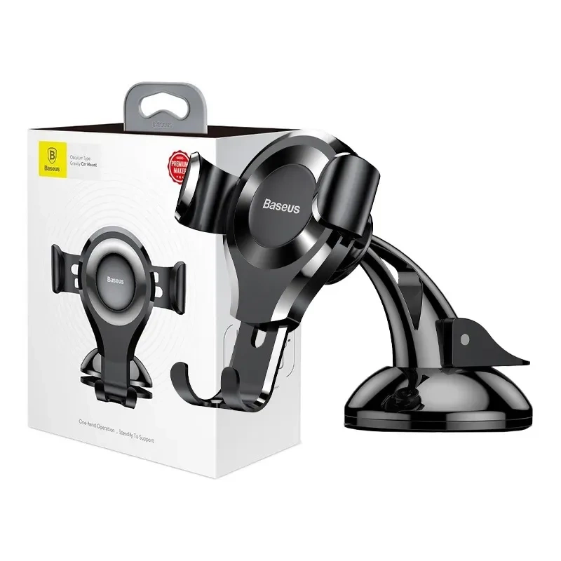 Baseus Osculum gravitational phone holder (black) - Image 4