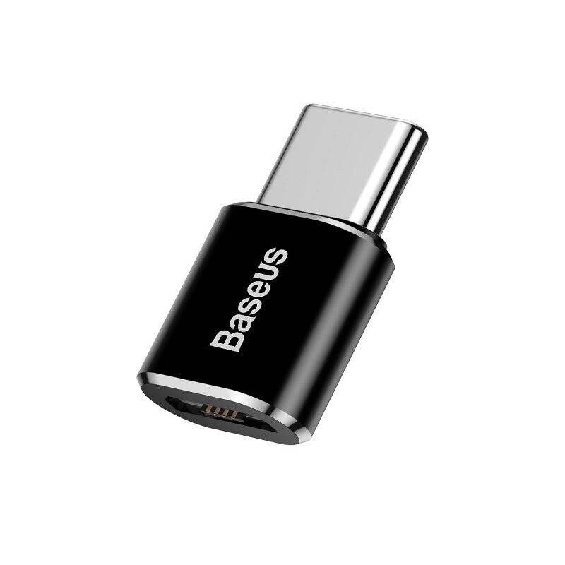Baseus Micro USB to USB Type-C adapter - black - Image 2