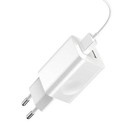 Baseus Charging Quick Charger USB 3.0 - White - Image 3