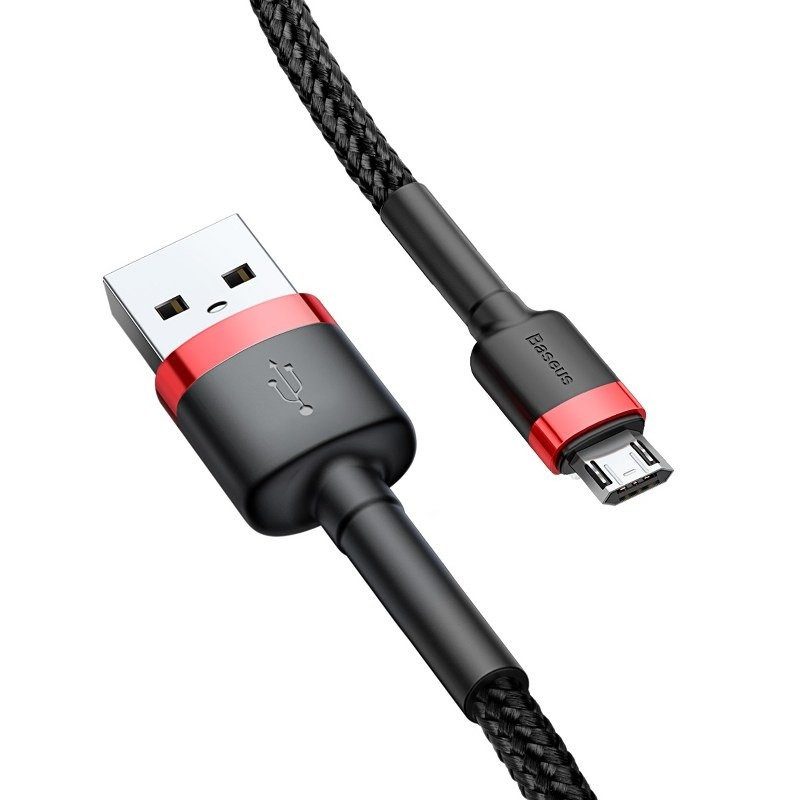 Baseus Cafule Micro USB cable 1.5A 2m (Red+Black) - Image 4