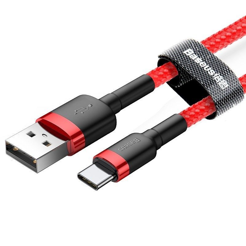 Baseus Cafule cable USB-C 3A 1m (Red) - Image 2