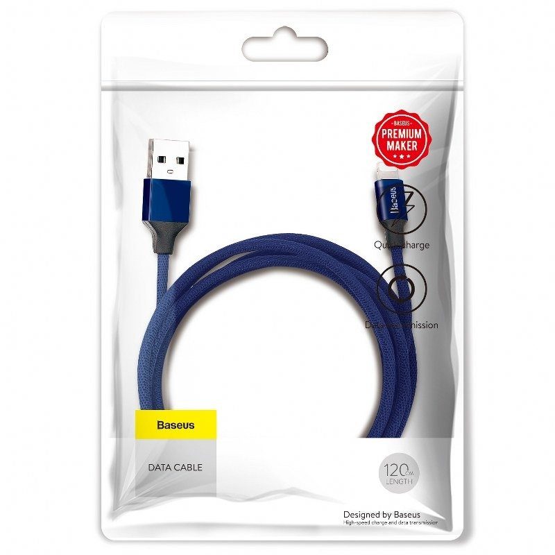 Baseus Yiven Lightning Cable 120cm 2A (Blue) - Image 6