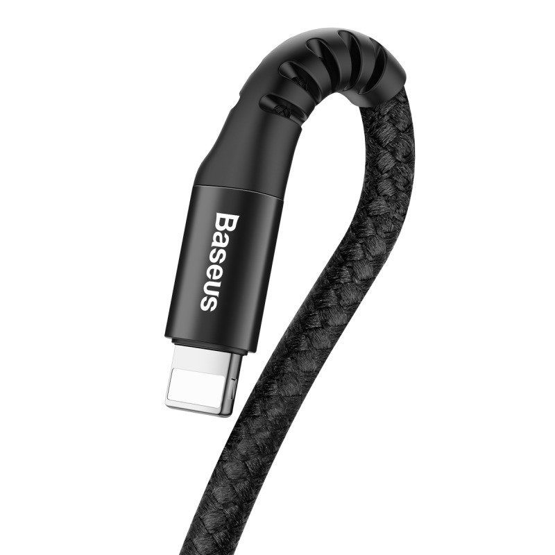 Baseus Spring-loaded cable Lightning 1m 2A (black) - Image 2