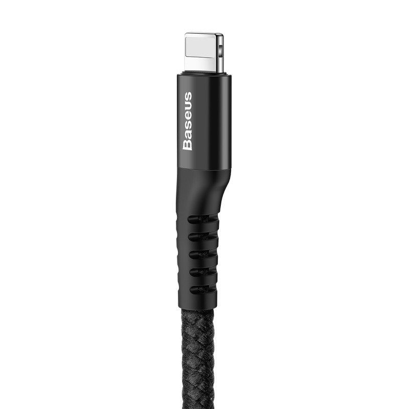 Baseus Spring-loaded cable Lightning 1m 2A (black) - Image 3
