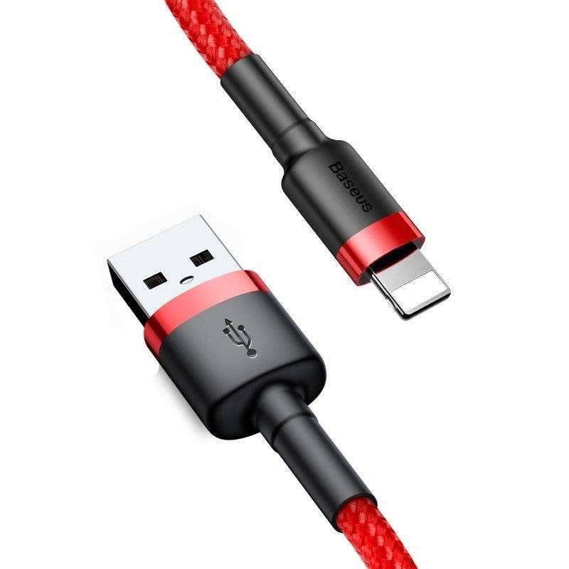 Baseus Cafule USB Lightning Cable 2,4A 0,5m (Red) - Image 3