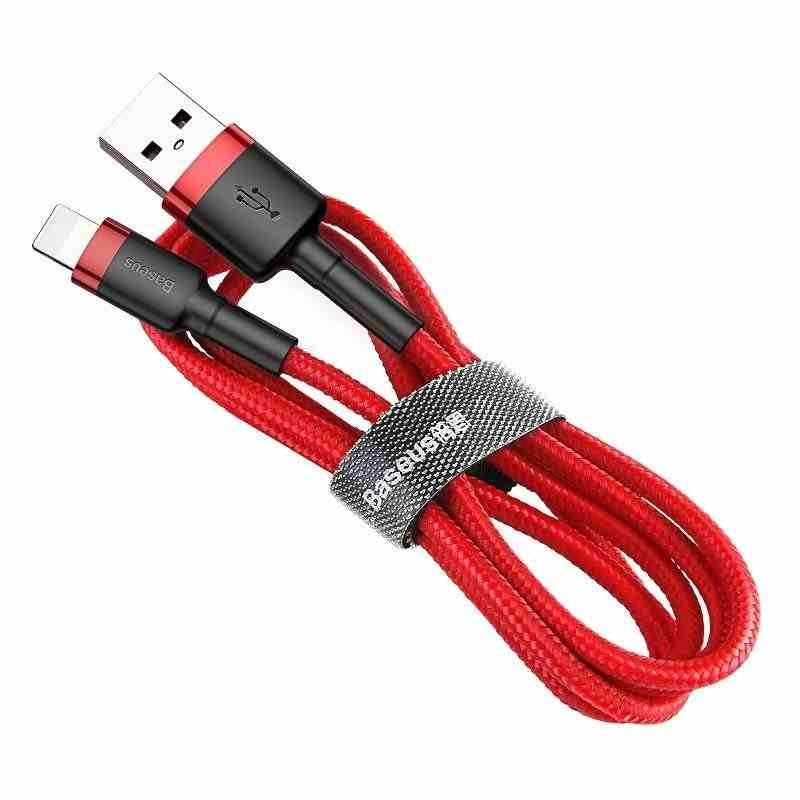 Baseus Cafule USB Lightning Cable 2,4A 0,5m (Red) - Image 4