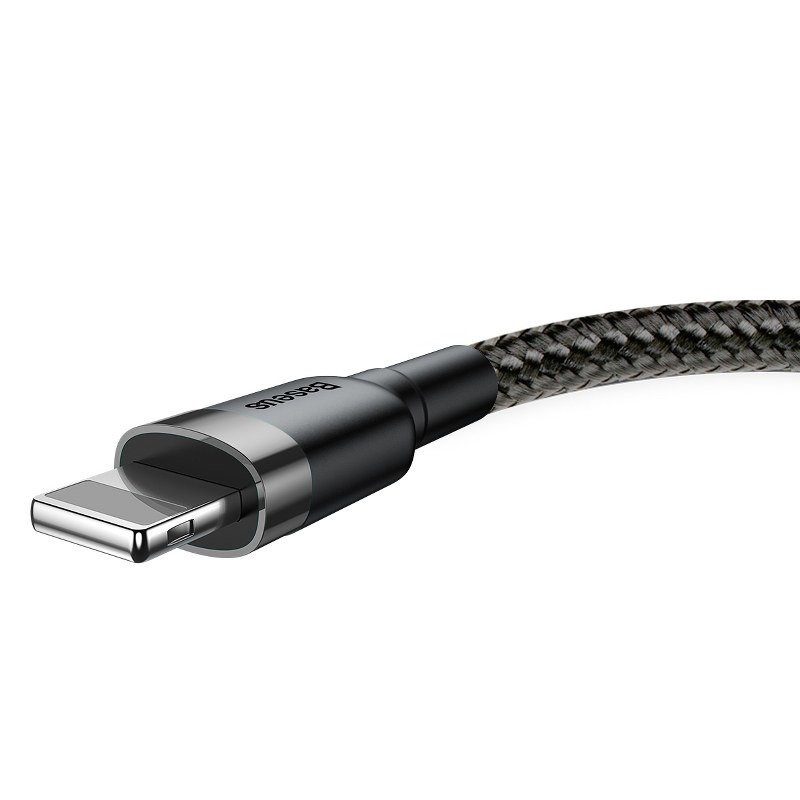 Baseus Cafule USB Lightning Cable 1,5A 2m (Gray+Black) - Image 4