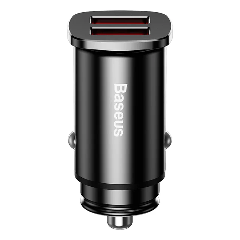 Baseus Square Car Charger 2xUSB QC3.0 5A 30W (black) - Image 3