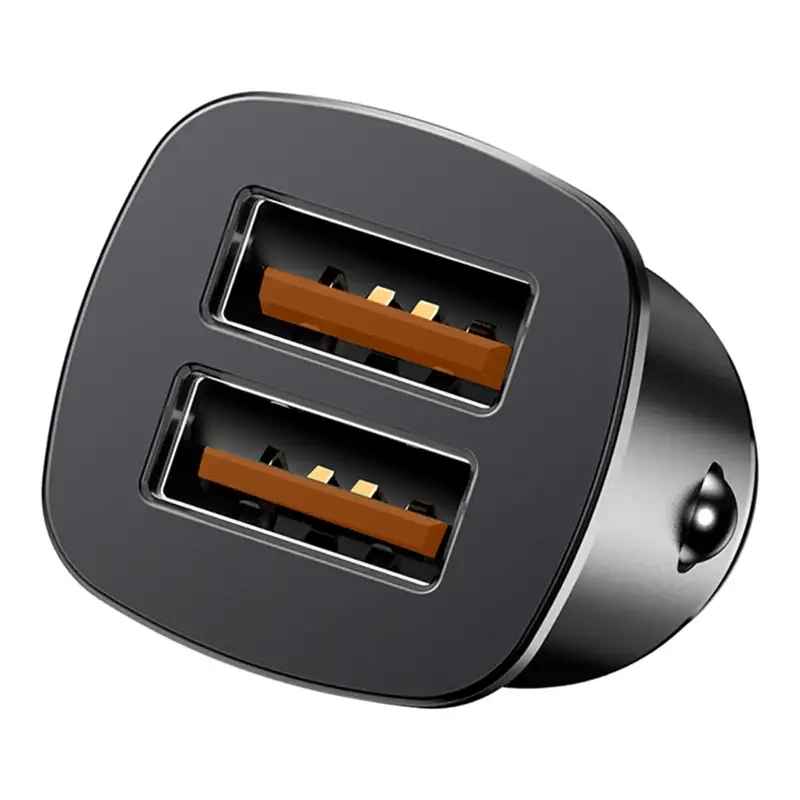 Baseus Square Car Charger 2xUSB QC3.0 5A 30W (black) - Image 5