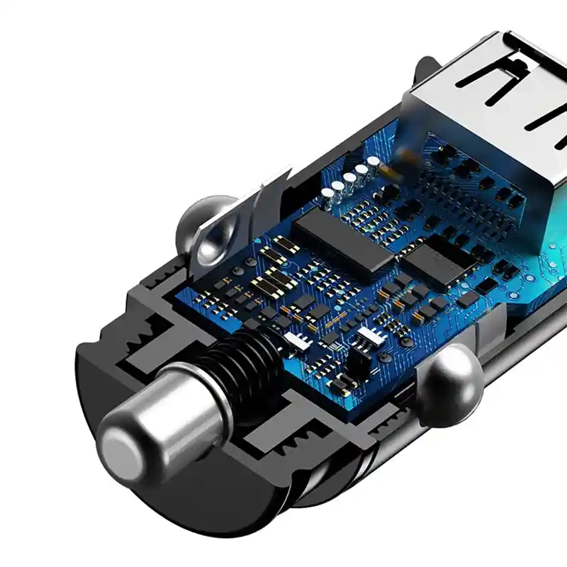 Baseus Square Car Charger 2xUSB QC3.0 5A 30W (black) - Image 6