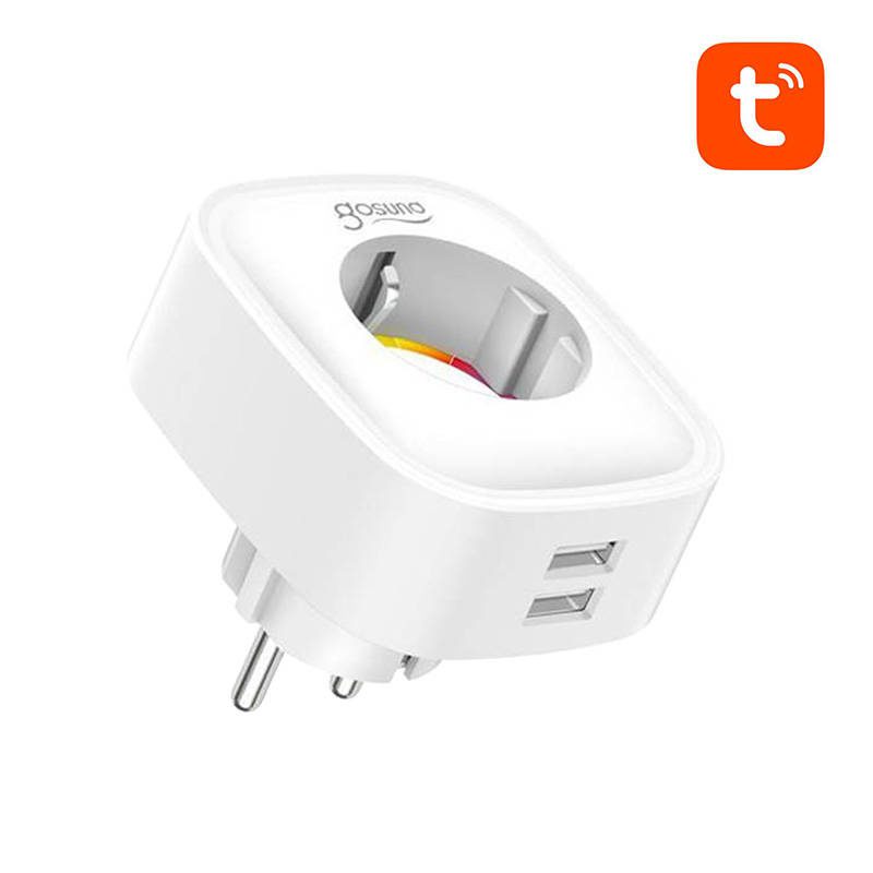 Smart plug WiFi Gosund SP112 2xUSB, 16A, Tuya - Image 2