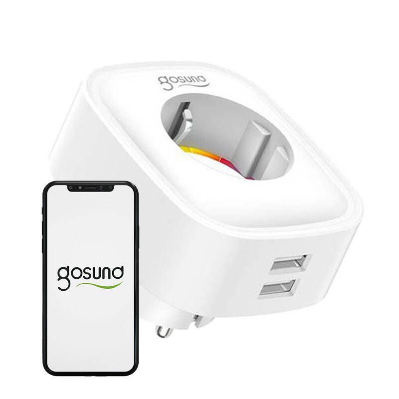Smart plug WiFi Gosund SP112 2xUSB, 16A, Tuya - Image 5
