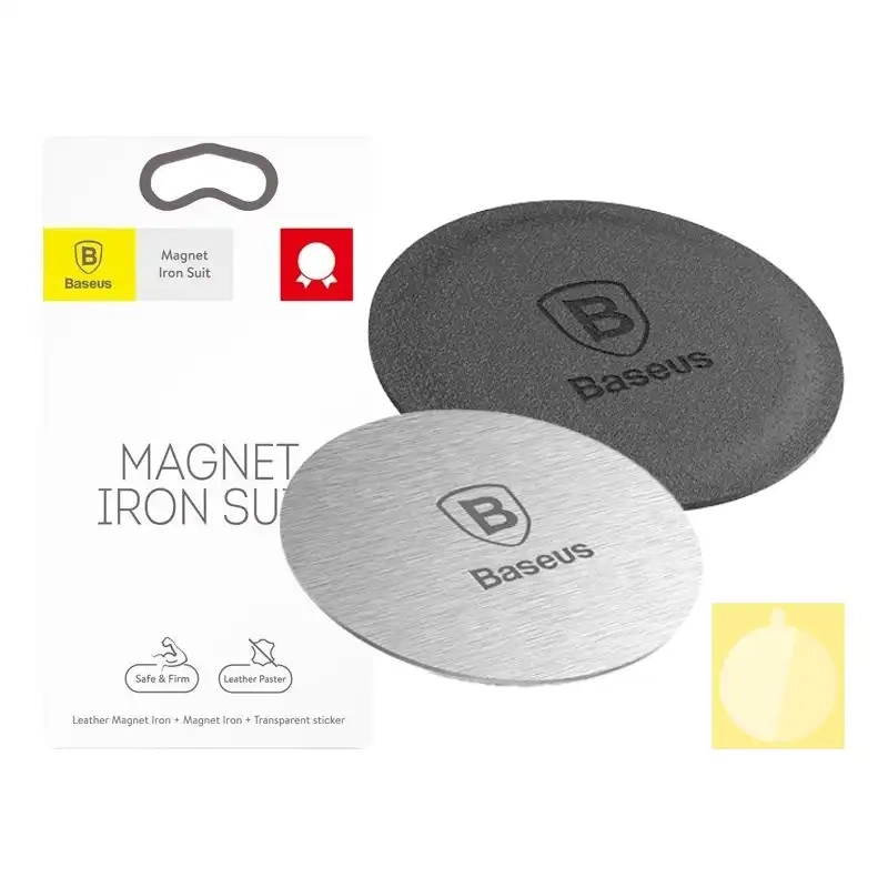 Magnet phone holder Baseus Iron Suit kit - black - Image 4