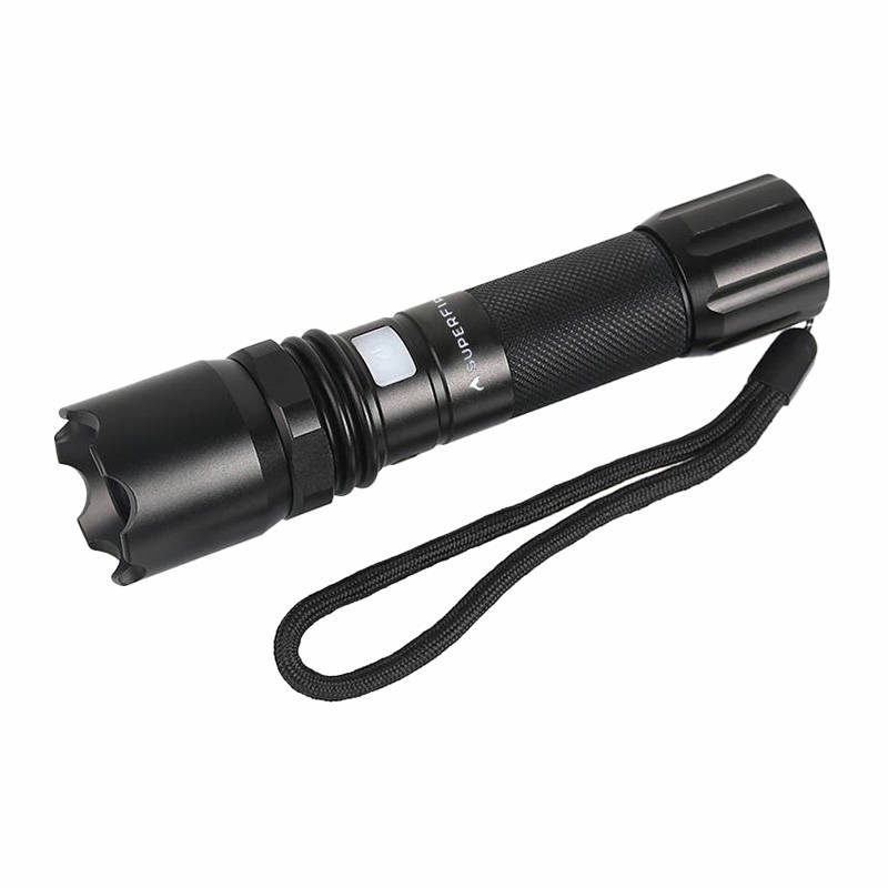 Superfire A10 flashlight, 550 lm, USB, 100-200 m, 5 modes - Image 4