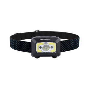 Superfire X30 headlamp, 340 lm, USB, 5 modes, 130 m