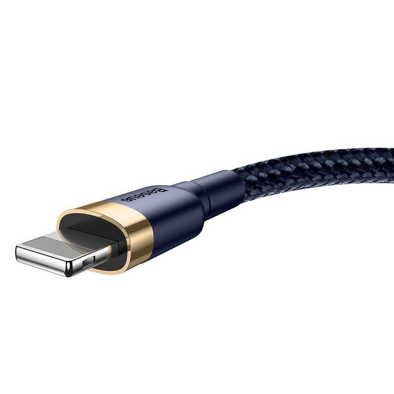 Baseus Cafule Lightning cable 1.5A 2m (Gold+Dark blue) - Image 4