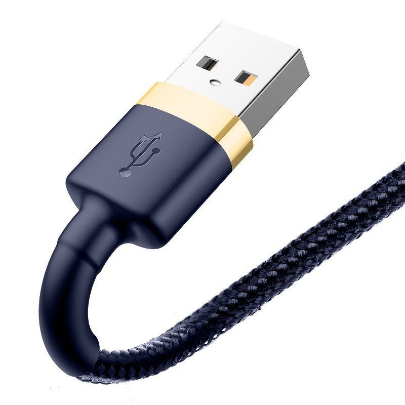 Baseus Cafule Lightning cable 1.5A 2m (Gold+Dark blue) - Image 5