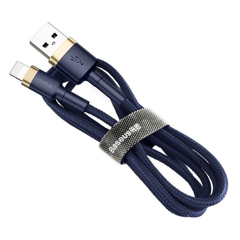 Baseus Cafule Lightning cable 1.5A 2m (Gold+Dark blue) - Image 3