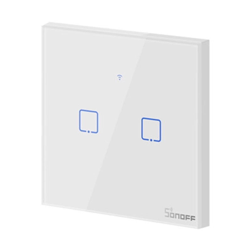 Smart Switch WiFi + RF 433 Sonoff T1 EU TX (2-channel) - Image 2