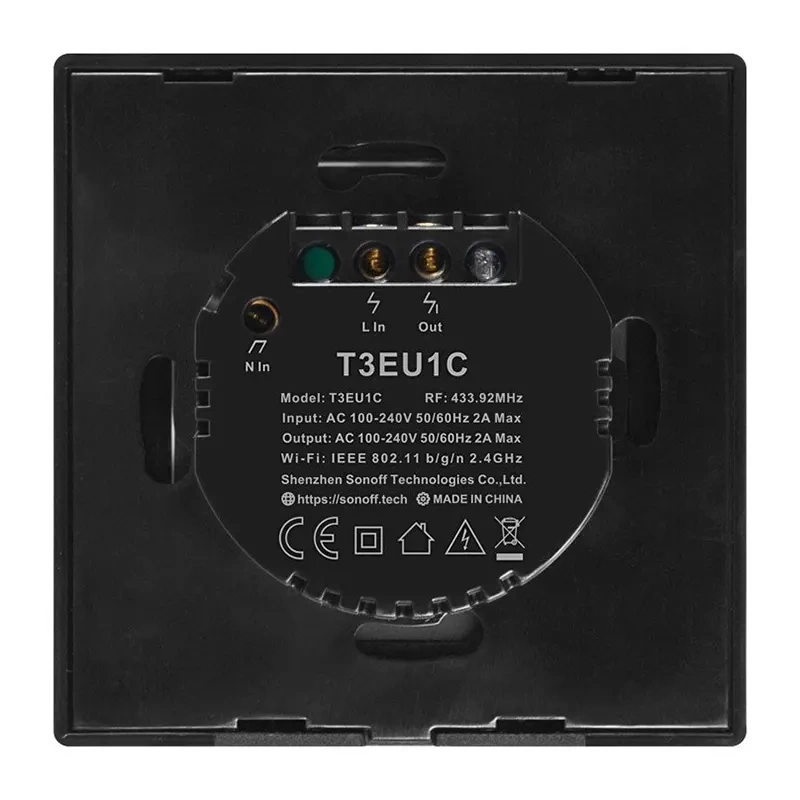 Smart Switch WiFi + RF 433 Sonoff T3 EU TX (1-channel) - Image 4
