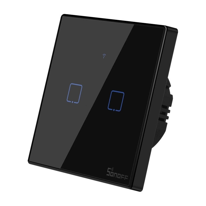 Touch light switch WiFi + RF 433 Sonoff T3 EU TX (2-channel) - Image 3