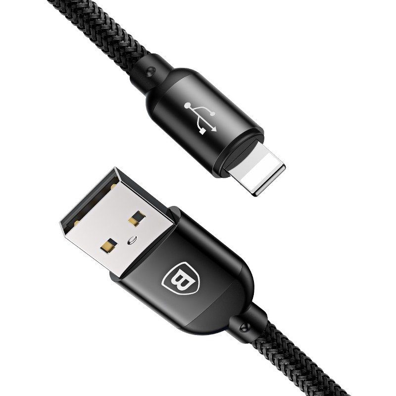 Baseus 3in1 Cable USB-C / Lightning / Micro 3,5A 0,3m (Black) - Image 6