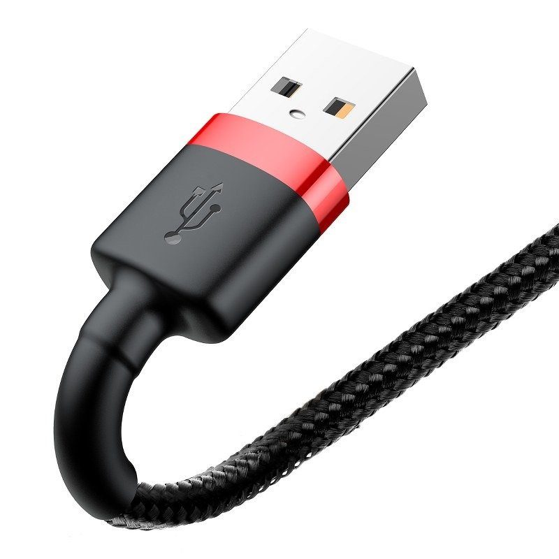 Baseus Cafule USB Lightning Cable 2.4A 1m (Red+Black) - Image 5