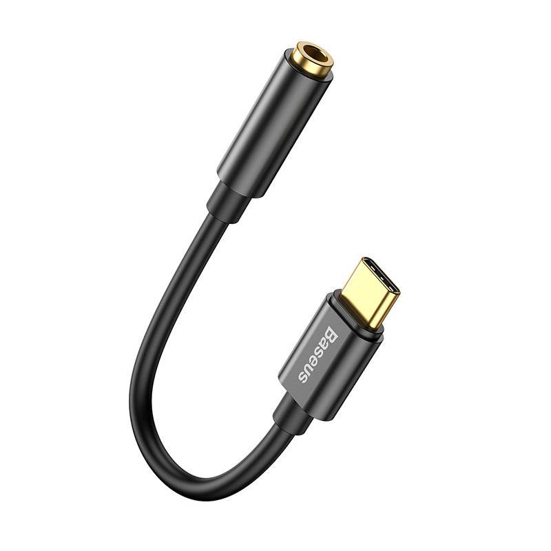 Baseus L54 Audio Adapter USB-C + mini jack 3,5mm (Black) - Image 6