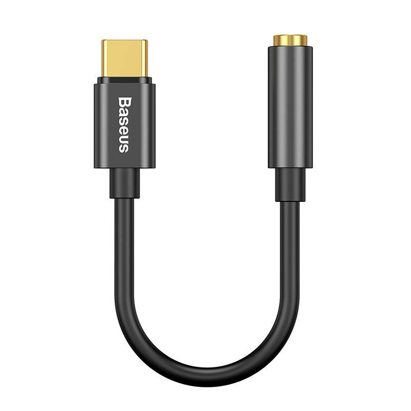 Baseus L54 Audio Adapter USB-C + mini jack 3,5mm (Black) - Image 2