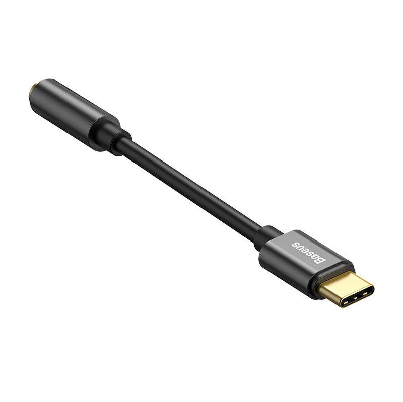 Baseus L54 Audio Adapter USB-C + mini jack 3,5mm (Black) - Image 5
