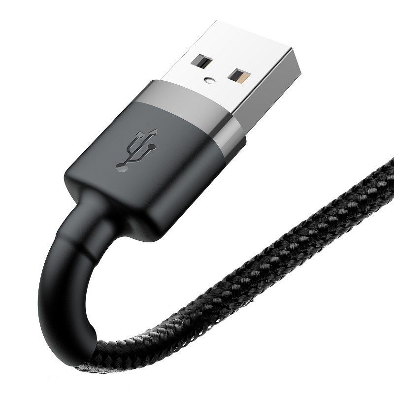 Baseus Cafule USB Lightning Cable 2A 3m (Black+Gray) - Image 5