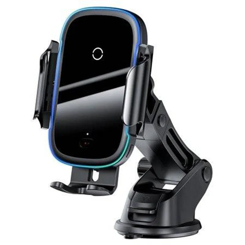 Baseus Light Electric Car Holder with Qi inductive charger (Black) - Image 3