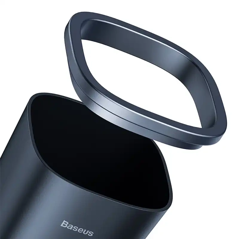 Baseus Dust-free Vehicle-mounted Trash Can(Trash Bag 3 roll/90)Black - Image 6