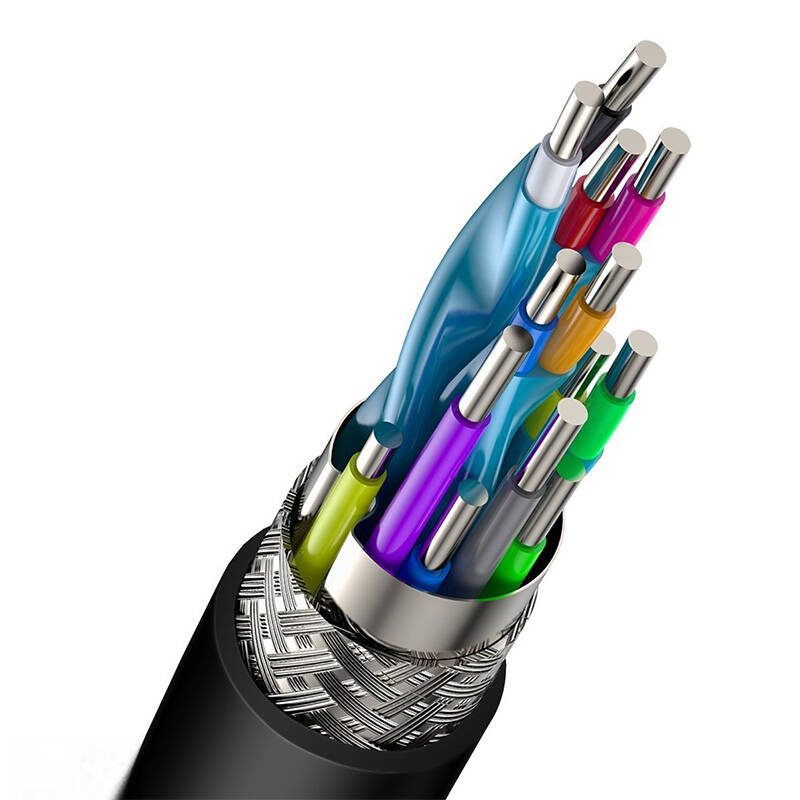 Baseus Cafule 4KHDMI Male To 4KHDMI Male Adapter Cable 2m Black - Image 6