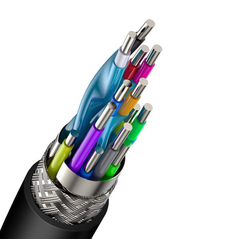 Baseus Cafule 4KHDMI Male To 4KHDMI Male Adapter Cable 5m Black - Image 5