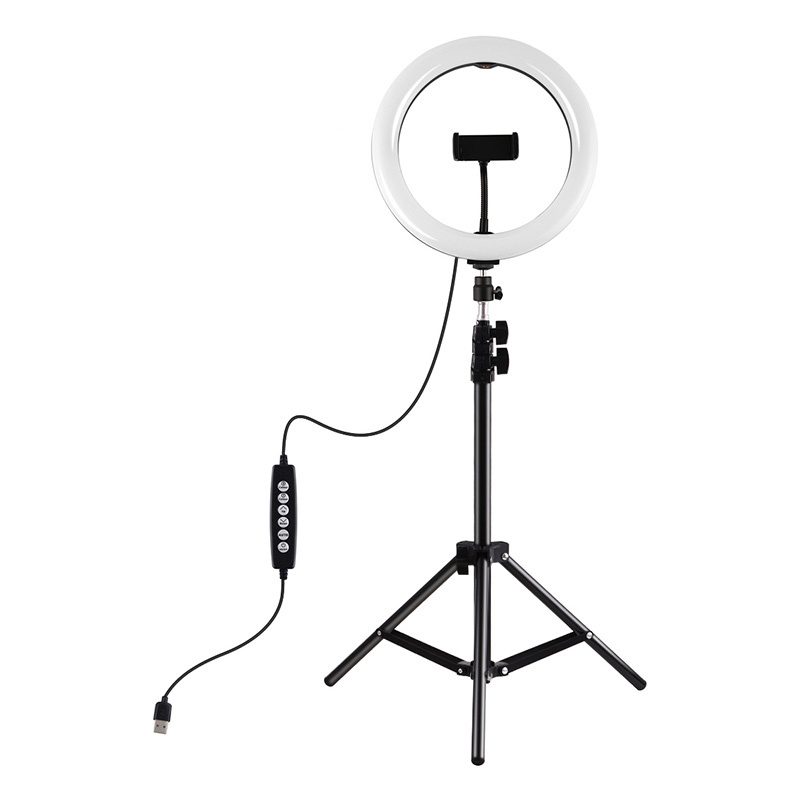 Puluz 1.1m tripod with RGBW LED lighting 26cm vlog / stream / smartphone PKT3044 - Image 2