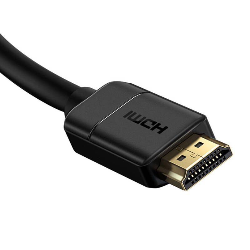 Baseus 2x HDMI 2.0 4K 60Hz Cable, 3D, HDR, 18Gbps, 5m (black) - Image 5