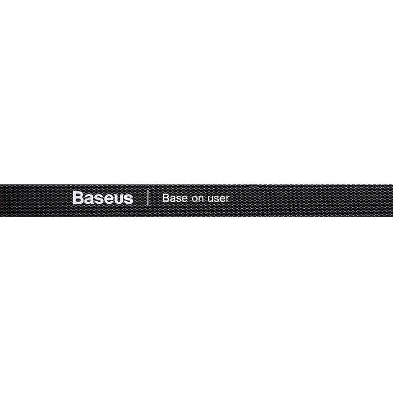 Baseus Colourful Circle Velcro Straps 1m Black - Image 3
