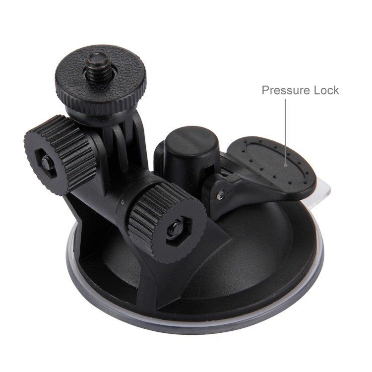 Puluz car windshield mount for sports cameras (including Osmo Action 5 Pro, Insta360 X5) - Image 5