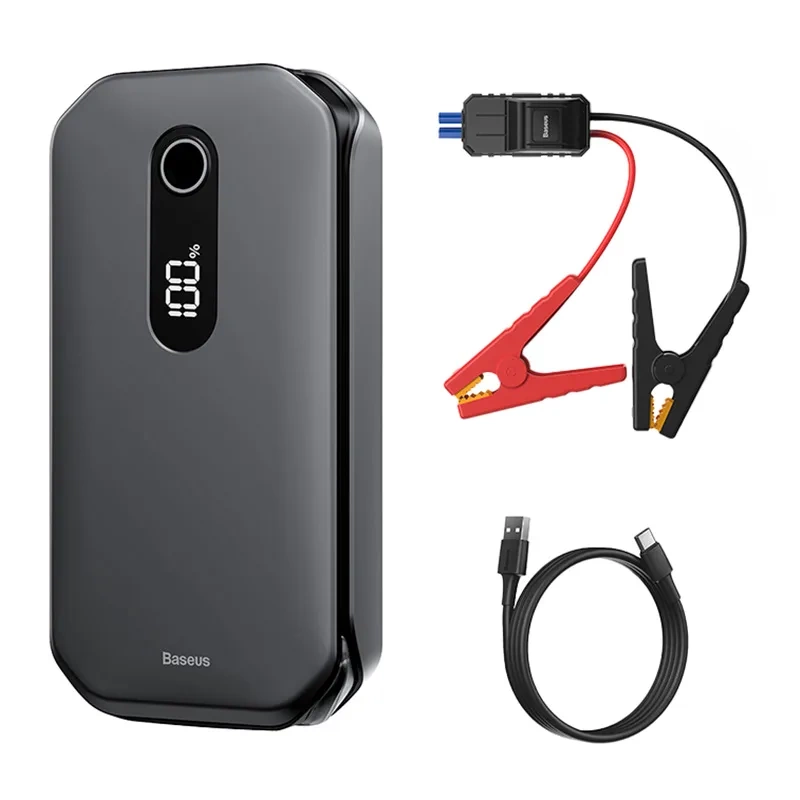 Baseus Super Energy Car Jump Starter 12000mAh, 1000A, USB (black) - Image 5
