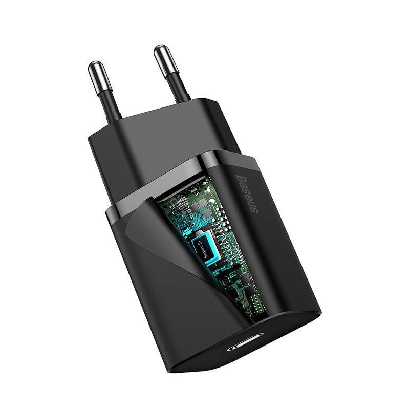 Baseus Super Si Quick Charger 1C 20W (black) - Image 4