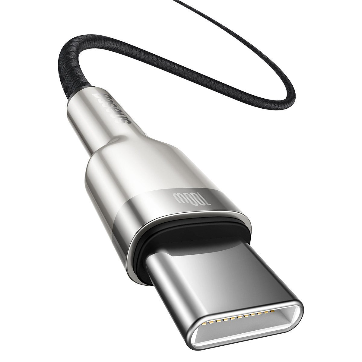 Cable USB-C to USB-C Baseus Cafule, 100W, 1m (black) - Image 5