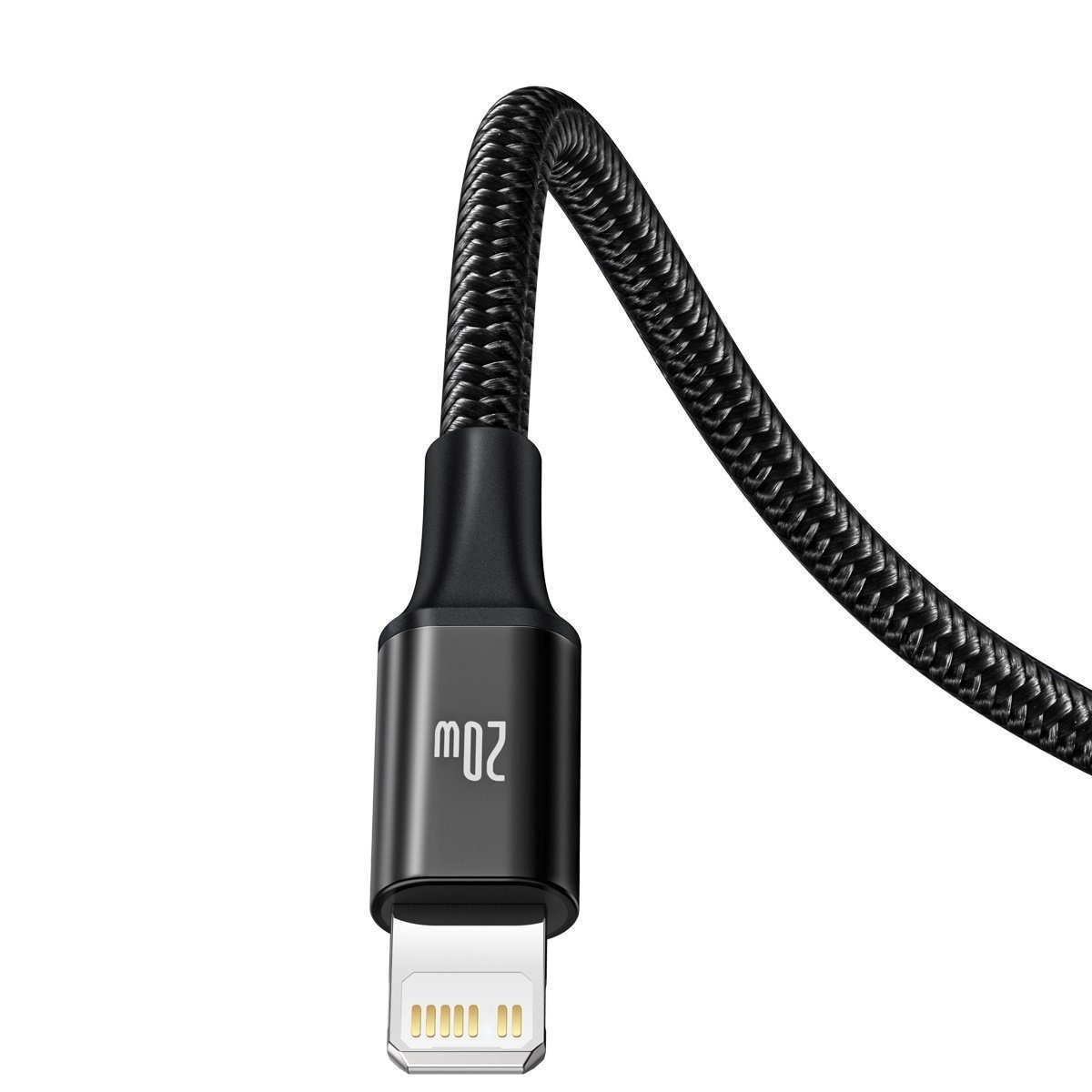 Baseus Rapid Series 3-in-1 cable USB-C For M+L+T 20W 1.5m Black - Image 3