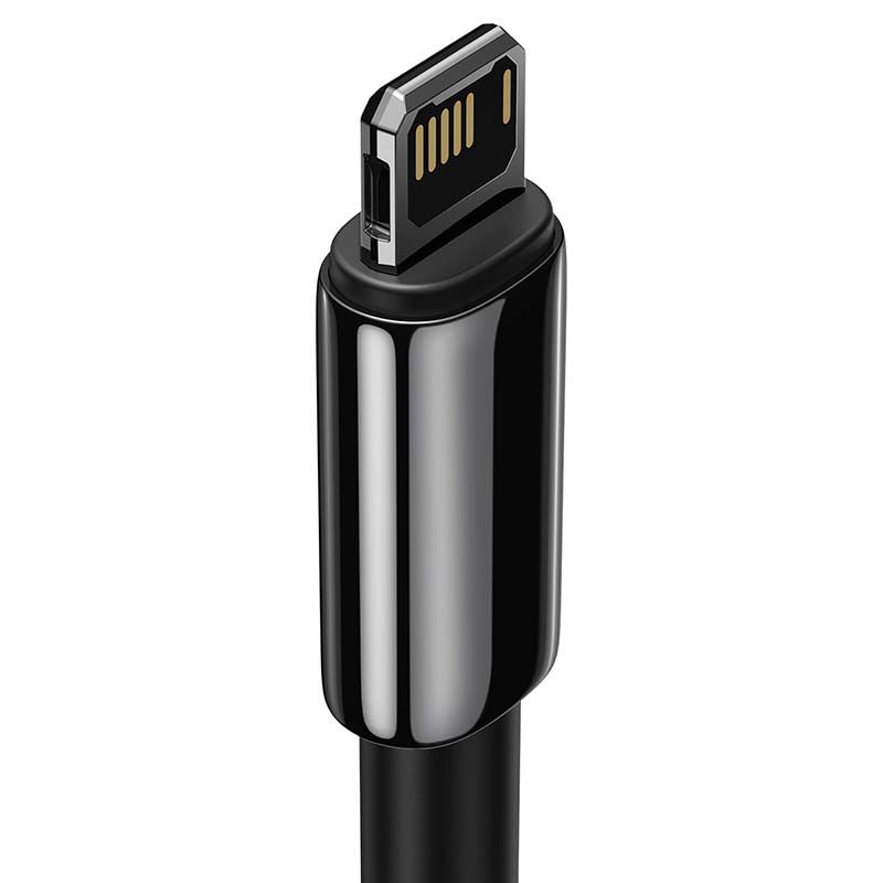 Baseus Tungsten Gold Cable USB to iP 2.4A 1m (black) - Image 4