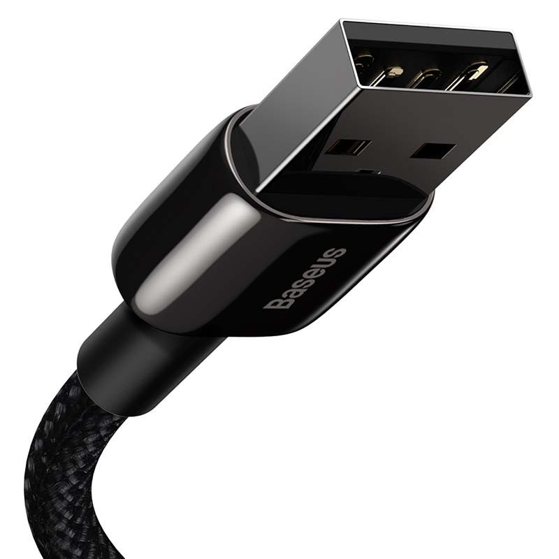 Baseus Tungsten Gold Cable USB to iP 2.4A 1m (black) - Image 2