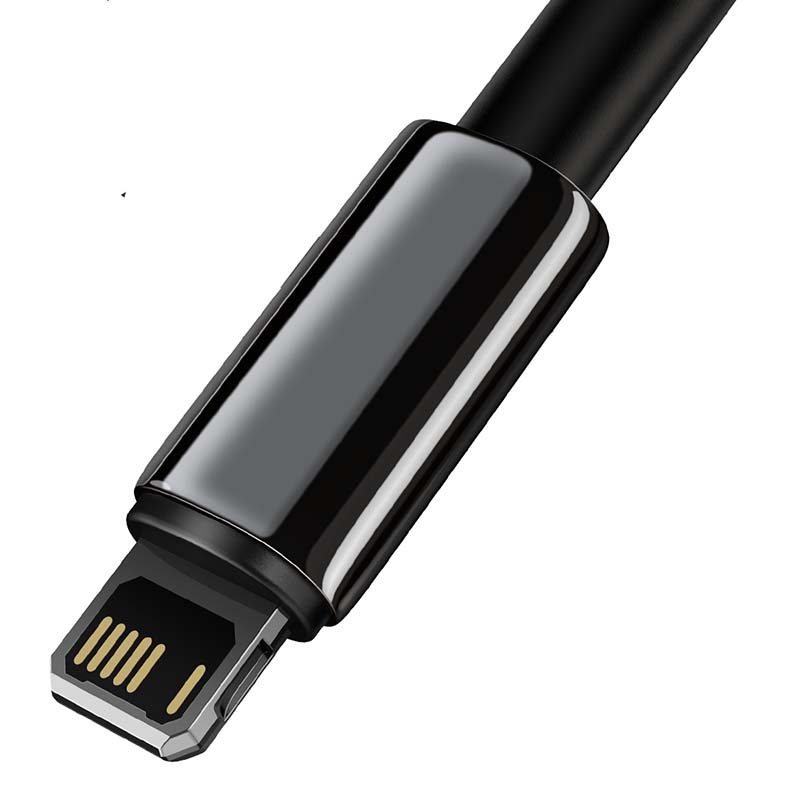 Baseus Tungsten Gold Cable USB to iP 2.4A 1m (black) - Image 6