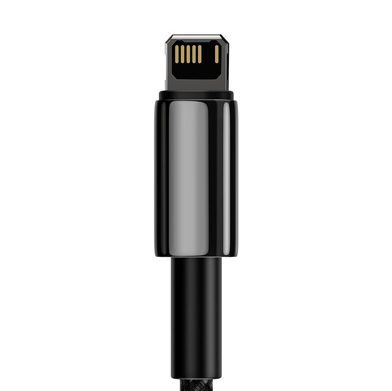 Baseus Tungsten Gold Cable USB to iP 2.4A 2m (black) - Image 4